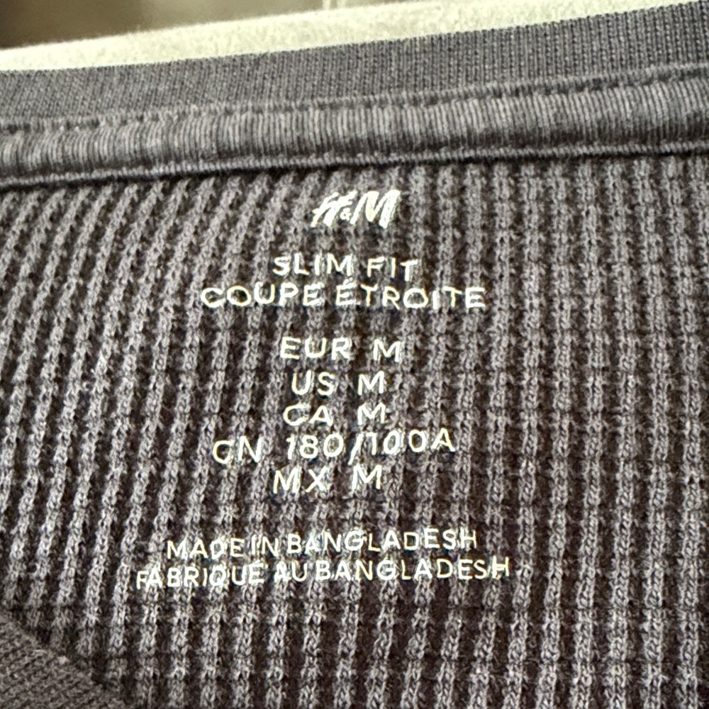 H&M black Slim Fit Shirt